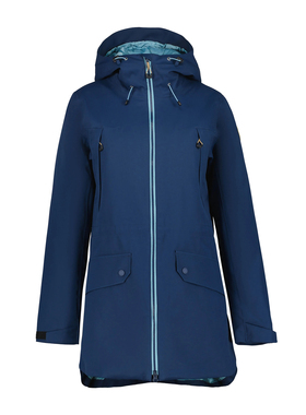 芬兰ice长款风衣女款户外夹棉夹克冬季防风防水冲锋保暖抗寒外套