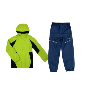 加绒无棉防风防水户外休闲徒步登山 套装 paradox儿童春装 冲锋衣裤