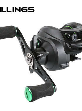 比灵斯LP水滴轮全金属远投防炸线磁力刹车超轻BAITCASTING REEL