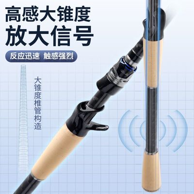 路亚竿虫竿富士导环鲈鱼鳜鱼ML调M/MH超轻快调专业大锥度虫杆