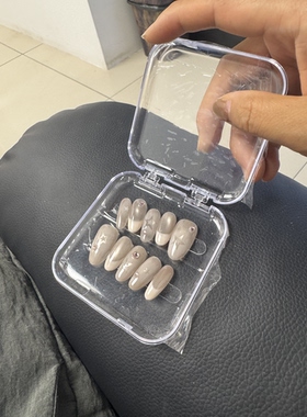 穿戴甲梦幻人鱼极光猫眼成品美甲可拆卸穿戴甲重复使用假指甲
