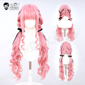 秀琴家 无限暖暖初始套cos假发苏暖暖中分长头皮混玉米须卷发造型