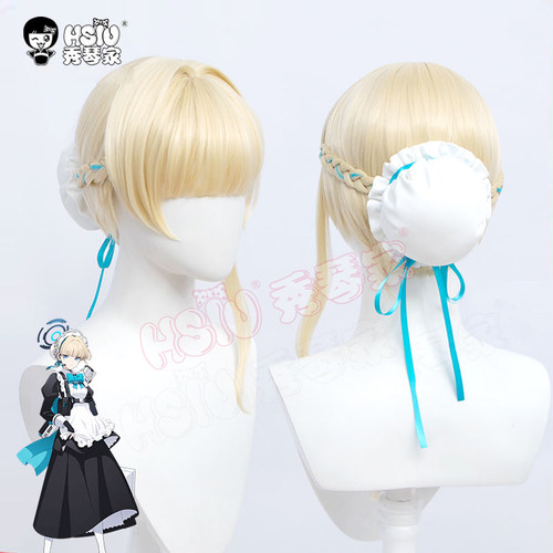 秀琴家碧蓝档案飞鸟马时cos假发
