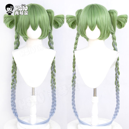 秀琴家初音未来小僵尸cos假发