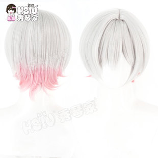 秀琴家 NIKKE  莉莉维丝cos假发 胜利女神 妮姬分层混蓬短发造型