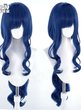 秀琴家  重返未来1999 cos 阿尔卡纳cosplay假发 石油姐 蓝色假毛