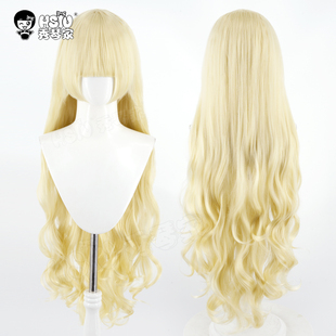 秀琴家 维多利加gosick哥德萝莉cos假发 维包子 金色妖精卷发假毛