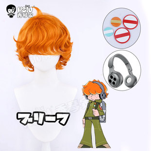 秀琴家吊带袜天使布利夫cos假发衣服徽章 Brief 军绿色冲锋衣全套