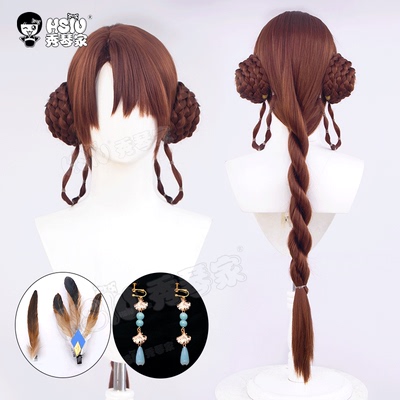 孙尚香假发代号鸢耳饰发饰