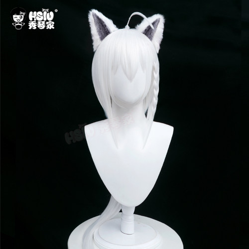 秀琴家虚拟主播白上吹雪现货假毛