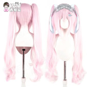 童话幻梦 秀琴家 妮姬NIKKE 爱丽丝cos假发 粉长卷 胜利女神