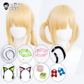 才羽绿桃井小桃小绿女仆假毛 秀琴家 蔚碧蓝档案cos假发 手作猫耳