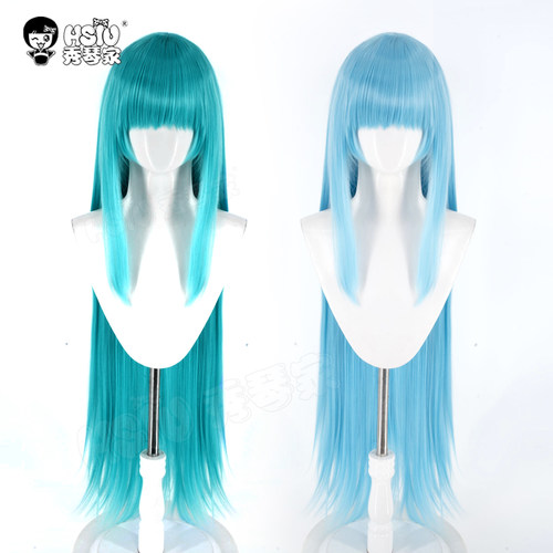 秀琴家 王者 王昭君cos假发 荣耀 冰雪之华旧版原皮 双色 齐刘海