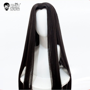 秀琴家古装万用中分美人尖 顾昀cos假发服装杀破狼花城古风男黑长