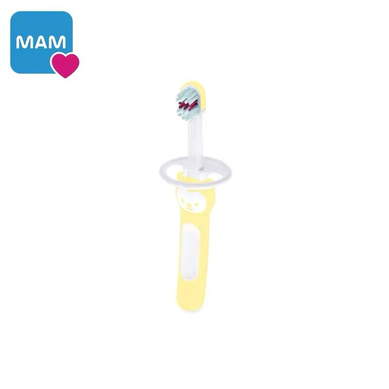 MAM美安萌启蒙牙刷单支装/适合6+宝宝使用/多色可选/马卡龙色