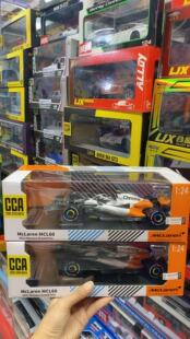 CCA彩珀1/24迈凯伦F1摩纳哥赛事版赛车合金汽车模型玩具仿真车礼
