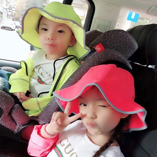 hoii时尚荷叶花瓣个性防晒帽