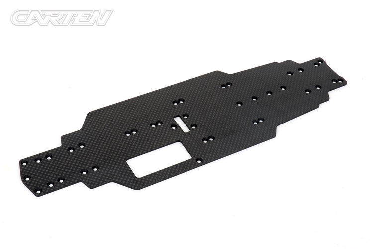 CARTEN 1/10 T410FWD  前驱电房配件  前驱碳纤底板  #NHA464