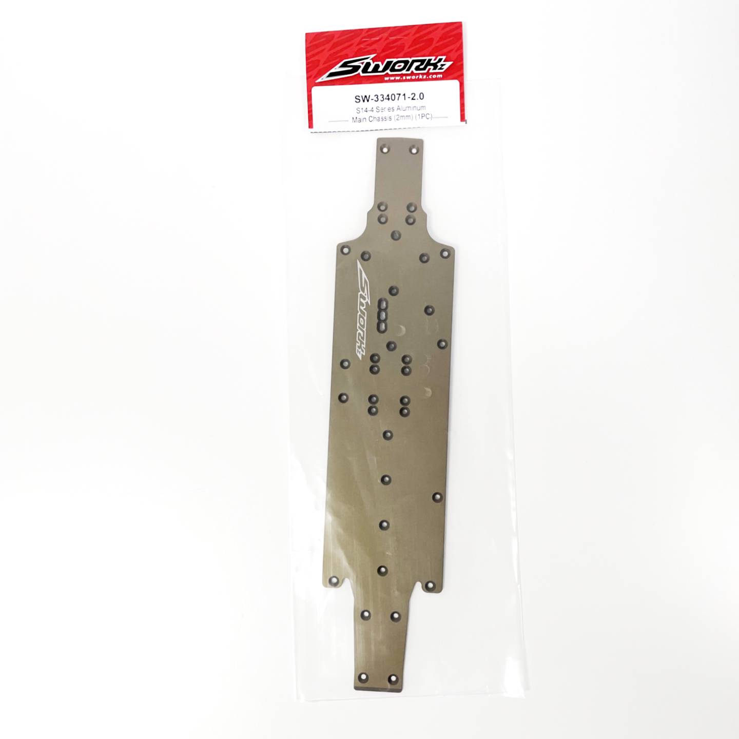 SWORKZ S14-4C S14-4D 铝合金金属底盘 底板（2MM）SW-334071-2.0