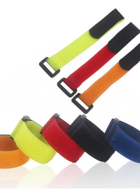 模型 彩色电池扎带 魔术带 电池扎带绑带 带扣魔术贴 2*20*30cm