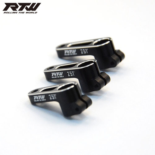 RTW舵机臂25T黑色金属舵机摆臂孔距16mm短款 18mm中款 20mm长款