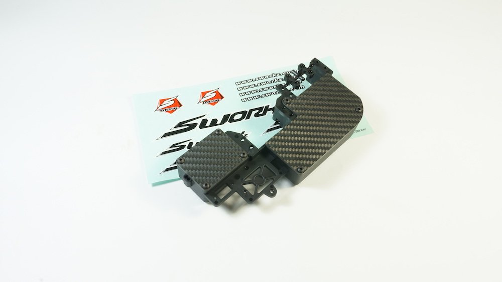 SWORKZ S35-3 碳纤接收机二楼板含电池上盖/接收上盖 SWC-210088