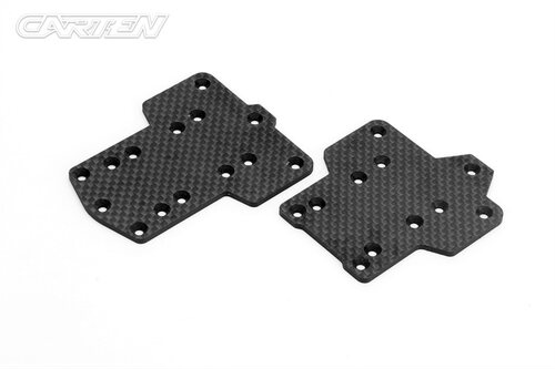CARTEN  T410 1/10电房碳纤前后底板零件 NHA455