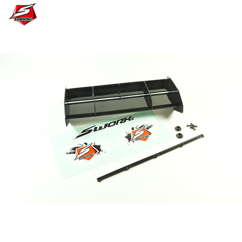 SWORKZ  1/8越野車用方程式2代竞赛车尾翼(黑) SW-228008BK