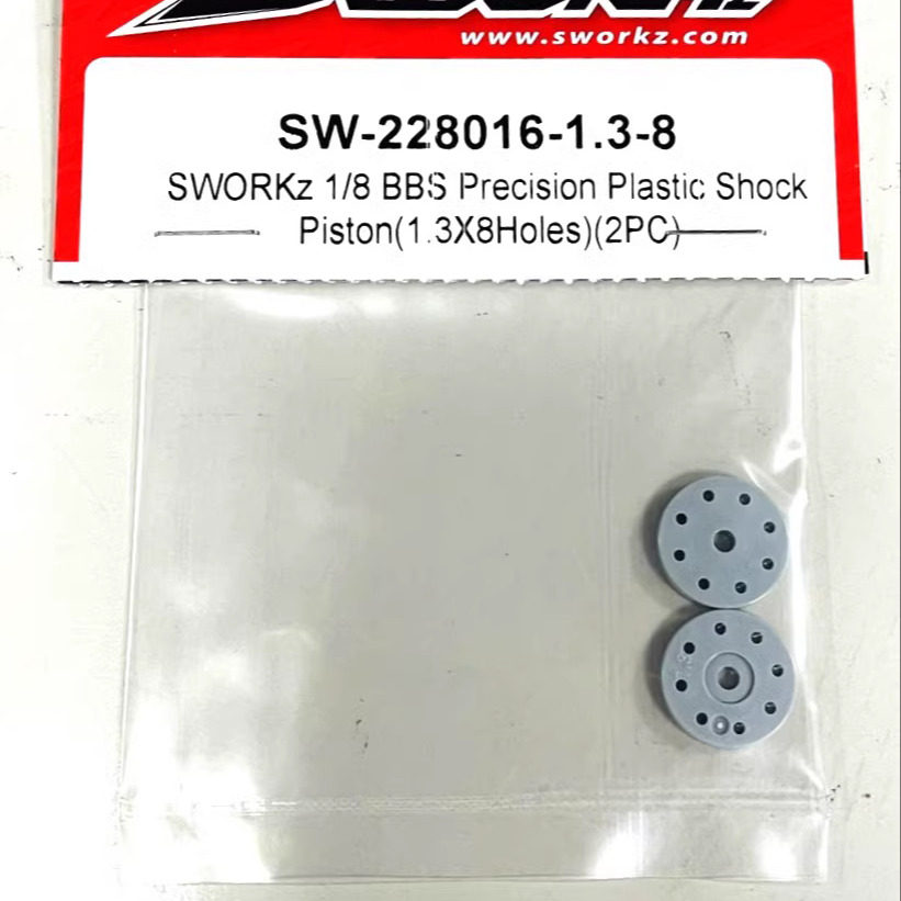 SW-228016-1.3-8 SWORKz 1/8 BBS高精度避震器活塞(1.3X8孔)(2PC)