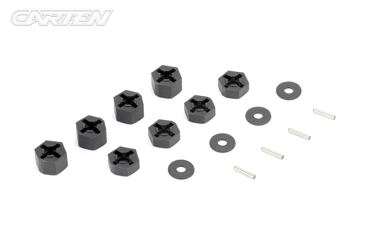 CARTEN  1/10电房 T410系列 12mm六角接合器（厚5mm/8mm） NHA440