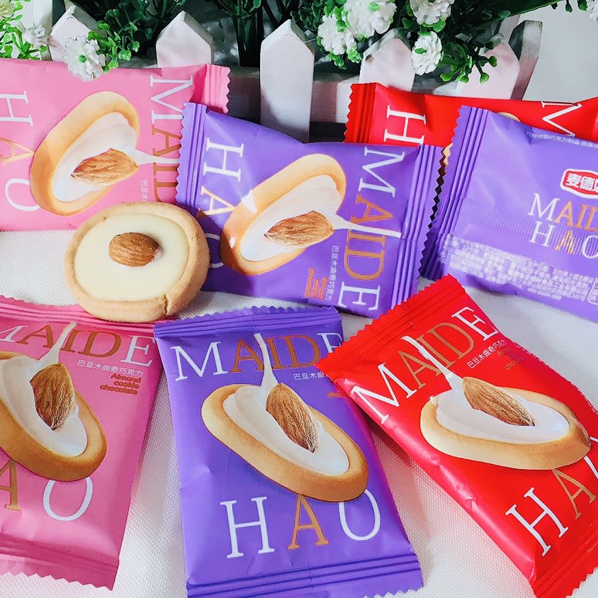 麦德好巴旦木曲奇饼坚果仁巧克力500g结婚喜盒糖伴手礼休闲零食,零食/坚果/特产,传统糖果,淘宝优惠券,粉丝福利购,淘宝优惠卷