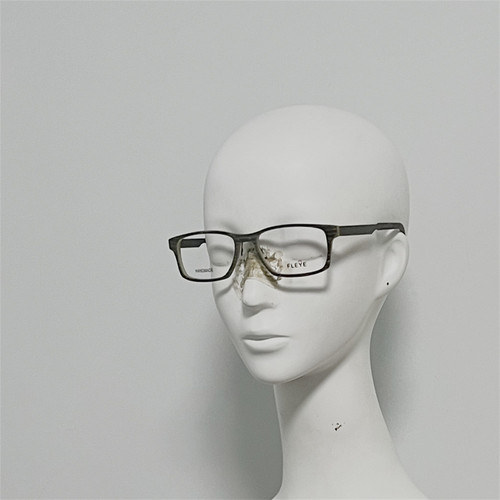 Norn C960-23 丹麦专业光学镜 牛角配钛金属 配光镜 近视镜 孤品