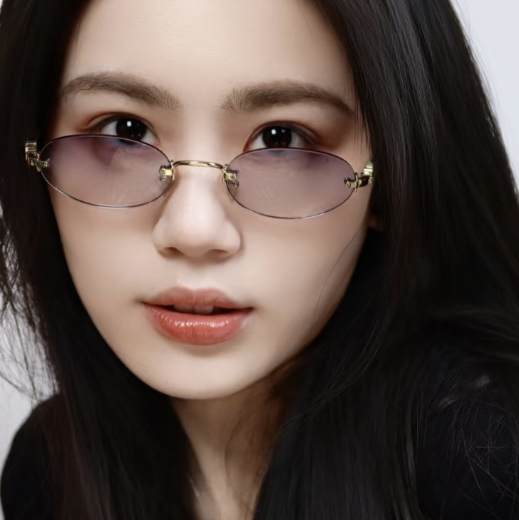 SMUA54S 复古文艺气质 小椭圆框太阳镜 无框墨镜 25年新款 INS款,ZIPPO/瑞士军刀/眼镜,太阳眼镜,淘宝优惠券,粉丝福利购,淘宝优惠卷