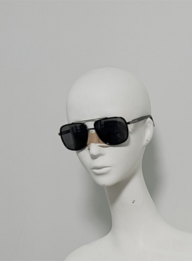 GF0219 猜 男女双梁方框眼镜架 太阳镜 修脸款墨镜 出口尾货几副