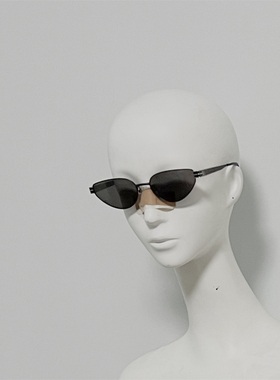 SLM51 女式金属款超超大框修脸太阳镜 猫眼款墨镜 26年新订单 INS