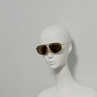 猫眼太阳镜 金属款 超大框修脸墨镜 25年新款 样品 B和V 样板 1466