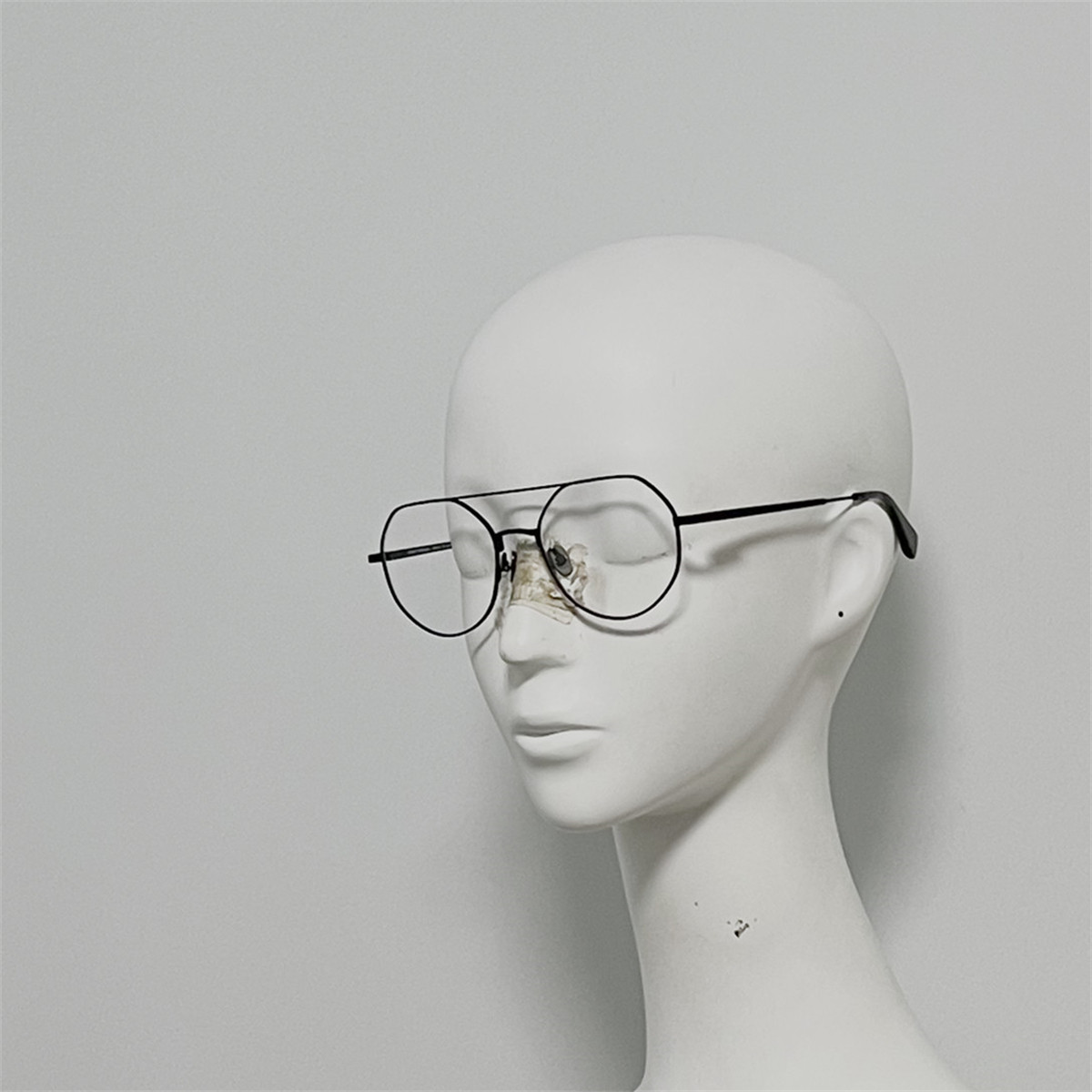 CURIOSITY01 日本设计师款钛金属眼镜 光学镜近视镜 超大框装饰镜