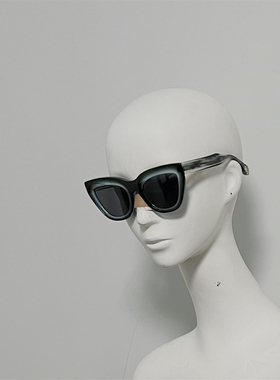 BK101 日裔设计师太阳镜 意产订制进口花料板材复杂款墨镜 框中框