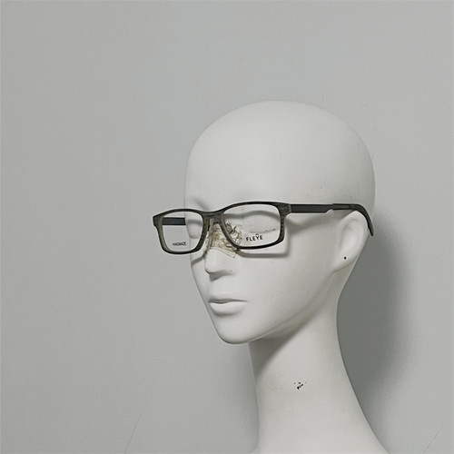 Norn C960-3 丹麦专业光学镜 牛角配钛金属配光镜近视镜 样板孤品