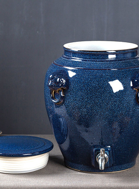 加厚景德镇陶瓷酒坛酒缸密封窖藏酒罐3050100斤龙头白酒坛子复古