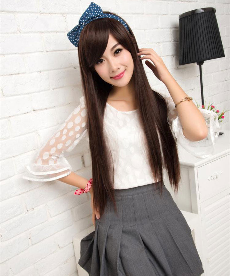 Perruque Long cheveux raides - Ref 2607649 Image 5