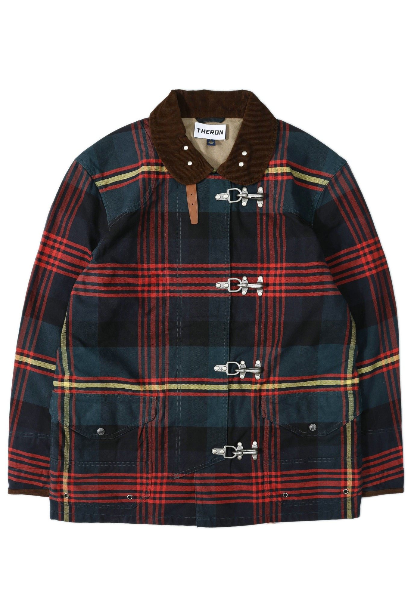 thumbnail for American classic Cortland Plaid Canvas lobster bead sail plaid work jacket 22122124