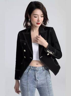 实线双手街头潮人扣时尚服饰双排