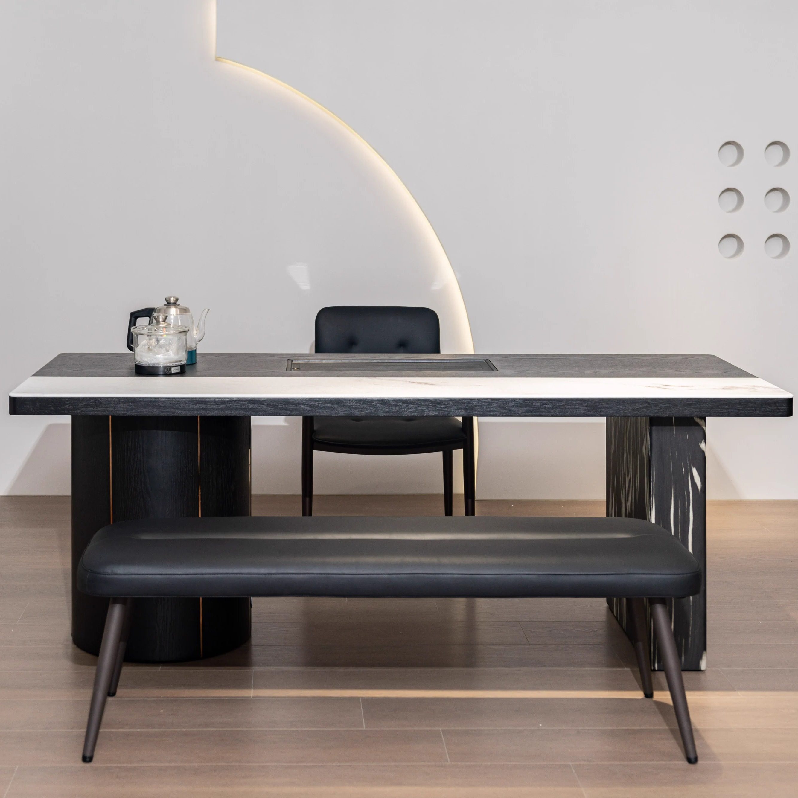 开心特麦 YJ系列茶桌 现代中古风大气家用泡茶桌客厅茶室,住宅家具,家用茶台/茶桌,淘宝优惠券,粉丝福利购,淘宝优惠卷