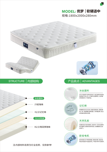 开心特麦 床垫清仓节 优梦 功能床垫1.8m