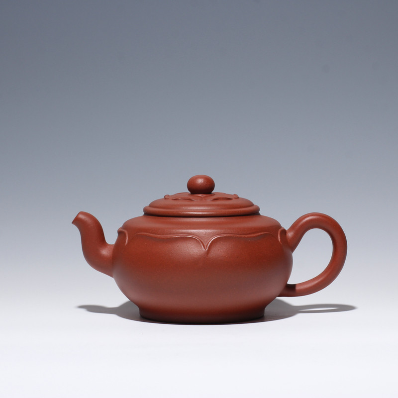 宜兴原矿紫砂壶名家纯全手工茶壶套装功夫茶具红皮龙砂溢香壶