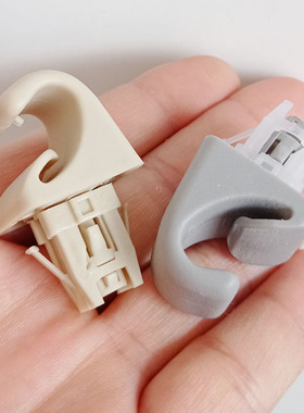 适用于比亚迪F3R遮阳板卡扣F6福莱尔遮光板卡子挡阳汽车配件灰色