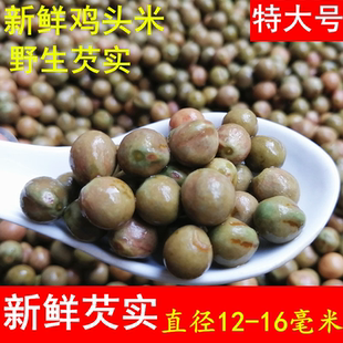 2025特大新货固始鸡头果籽带壳新鲜芡实河南潢川野生鸡头米子包邮