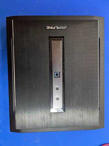 汽车音响 低音炮 处理器 播放器 DSP功放 维修阿尔派X800无声故障