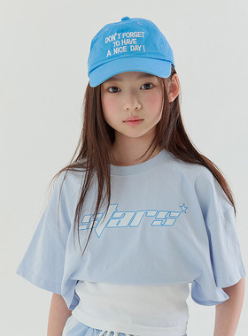 中大女童字母休闲假两件短袖T恤 LILAS韩国代购童装26夏款儿童022